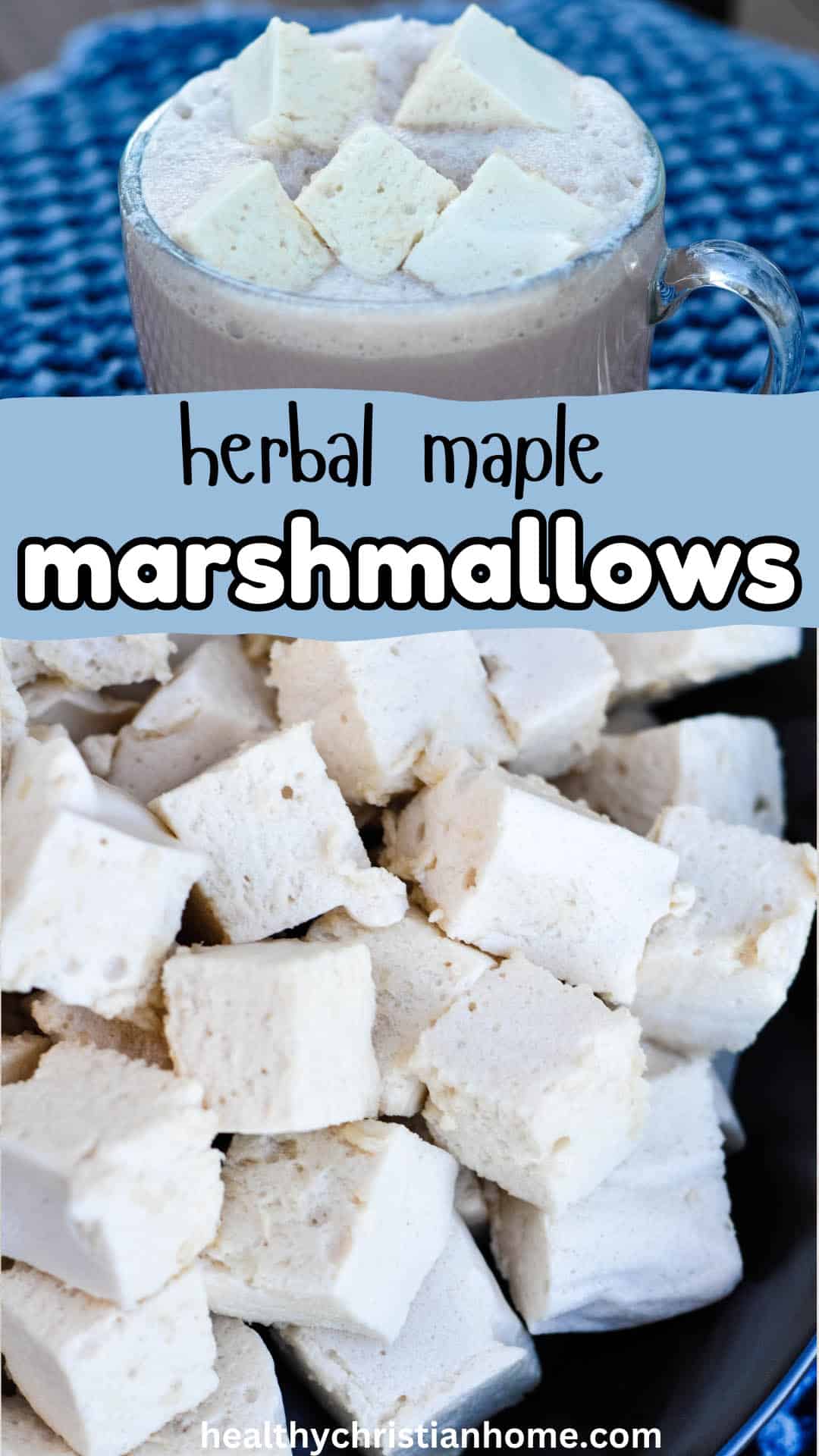 Maple marshmallows in a large bowl.